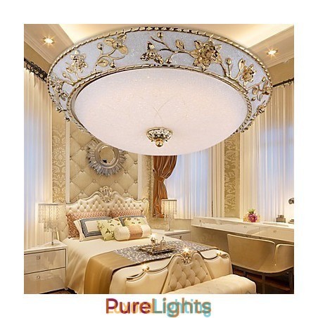 Designer Touch Decorative Modern Contemporary Metal Flush Mount