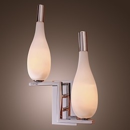Designer Touch Decorative Crystal Wall Light with 2 Lights Bottle Shaped Shade