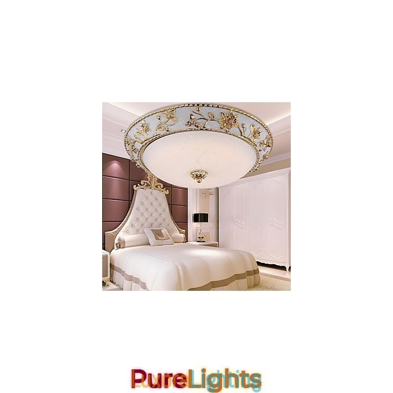 Designer Touch Decorative Modern Contemporary Metal Flush Mount