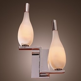 Designer Touch Decorative Crystal Wall Light with 2 Lights Bottle Shaped Shade