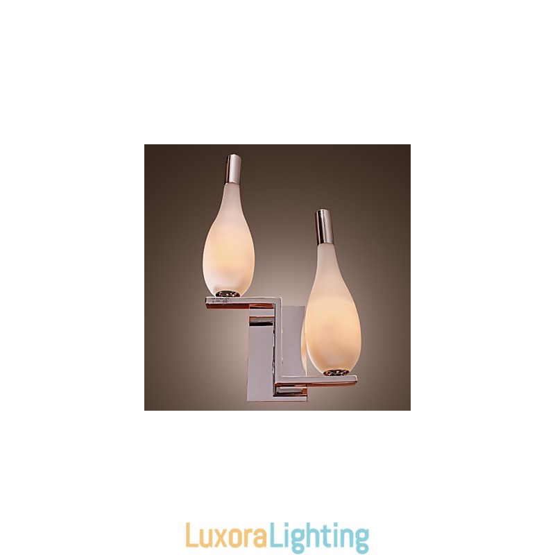 Designer Touch Decorative Crystal Wall Light with 2 Lights Bottle Shaped Shade
