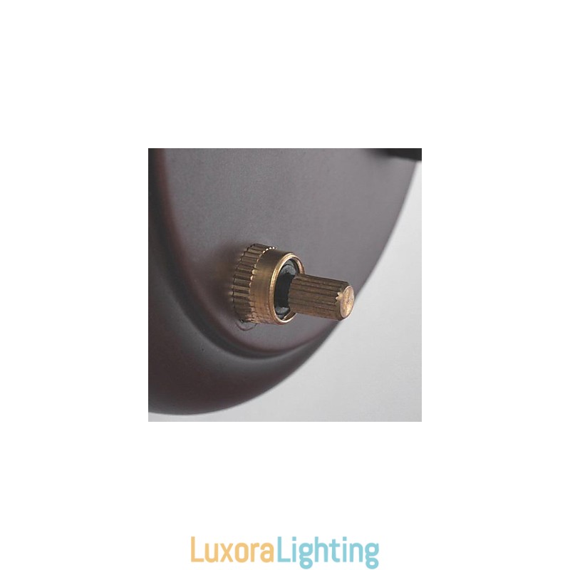 Designer Touch Decorative Iron Wall Lamp with Fabric Shade in 1 Light