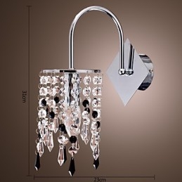 Designer Touch Decorative Wall Light with Elegant Crystal Drop