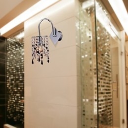 Designer Touch Decorative Wall Light with Elegant Crystal Drop