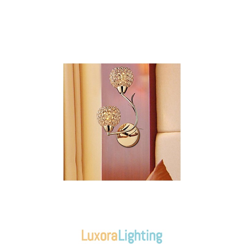 Designer Touch Decorative Crystal Wall Sconces Reading Wall Lights Modern Contemporary Metal