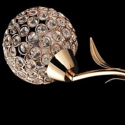 Designer Touch Decorative Crystal Wall Sconces Reading Wall Lights Modern Contemporary Metal