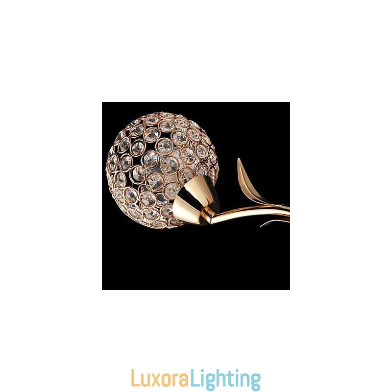 Designer Touch Decorative Crystal Wall Sconces Reading Wall Lights Modern Contemporary Metal