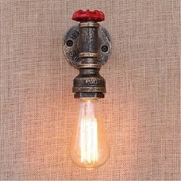 Designer Touch Decorative Nostalgia Simple Water Pipe Small Wall Lamp Wall Light