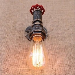 Designer Touch Decorative Nostalgia Simple Water Pipe Small Wall Lamp Wall Light