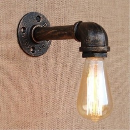 Designer Touch Decorative Nostalgia Simple Water Pipe Small Wall Lamp Wall Light