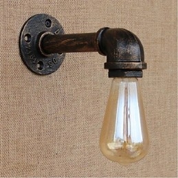 Designer Touch Decorative Nostalgia Simple Water Pipe Small Wall Lamp Wall Light