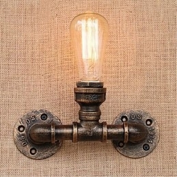 Designer Touch Decorative Nostalgia Simple Water Pipe Small Wall Lamp Wall Light