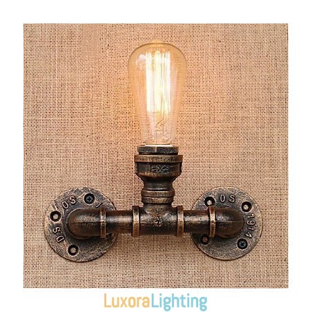 Designer Touch Decorative Nostalgia Simple Water Pipe Small Wall Lamp Wall Light