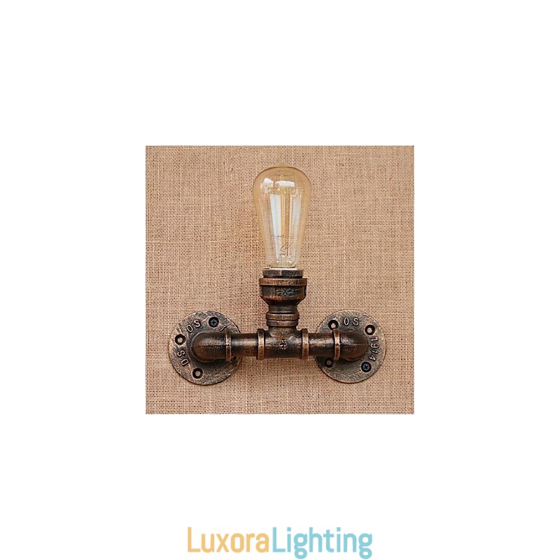 Designer Touch Decorative Nostalgia Simple Water Pipe Small Wall Lamp Wall Light