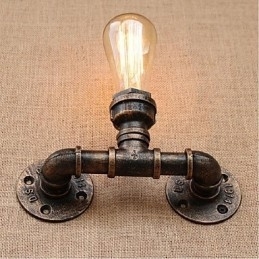 Designer Touch Decorative Nostalgia Simple Water Pipe Small Wall Lamp Wall Light