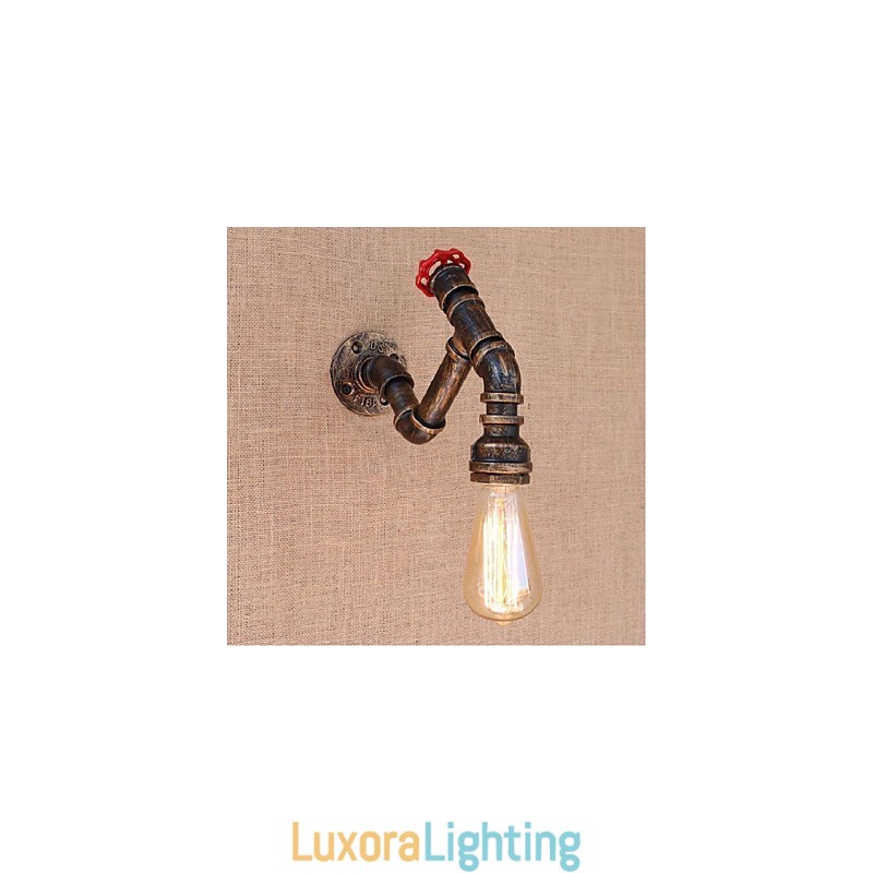 Designer Touch Decorative Nostalgia Simple Water Pipe Small Wall Lamp Wall Light