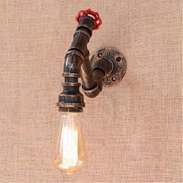 Designer Touch Decorative Nostalgia Simple Water Pipe Small Wall Lamp Wall Light