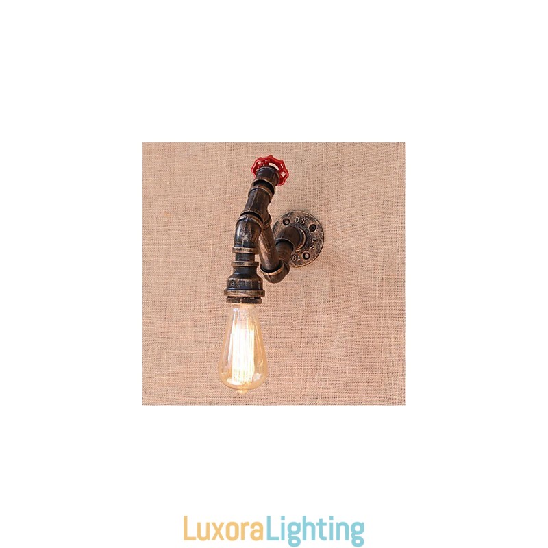 Designer Touch Decorative Nostalgia Simple Water Pipe Small Wall Lamp Wall Light