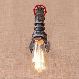 Designer Touch Decorative Nostalgia Simple Water Pipe Small Wall Lamp Wall Light