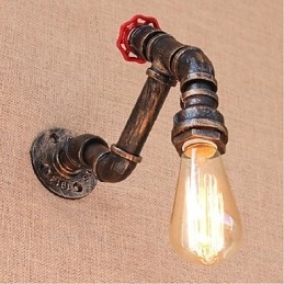 Designer Touch Decorative Nostalgia Simple Water Pipe Small Wall Lamp Wall Light