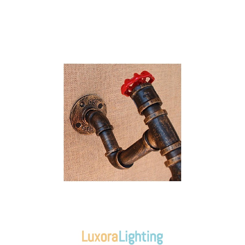 Designer Touch Decorative Nostalgia Simple Water Pipe Small Wall Lamp Wall Light
