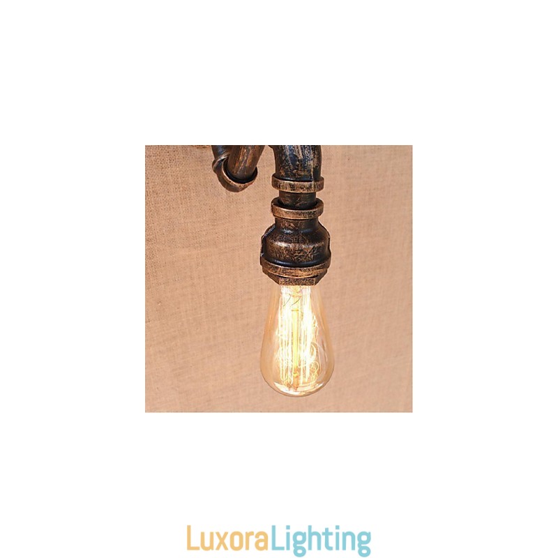 Designer Touch Decorative Nostalgia Simple Water Pipe Small Wall Lamp Wall Light