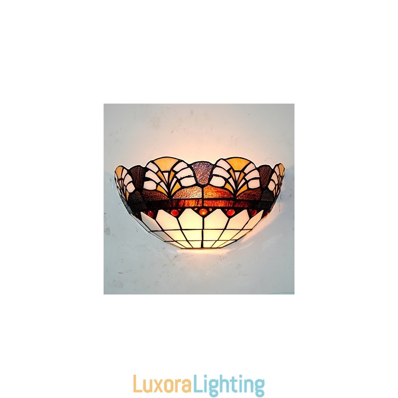 Designer Touch Decorative Retro Country Wall Lights Glass Shade Living Room Bedroom Restaurant Cafe Bar Wall Sconces