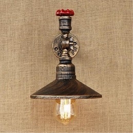 Designer Touch Decorative Rustic Lodge Painting Feature for Ambient Light Wall Sconces Wall Light