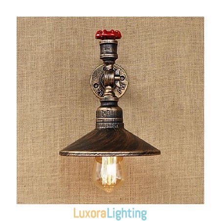 Designer Touch Decorative Rustic Lodge Painting Feature for Ambient Light Wall Sconces Wall Light