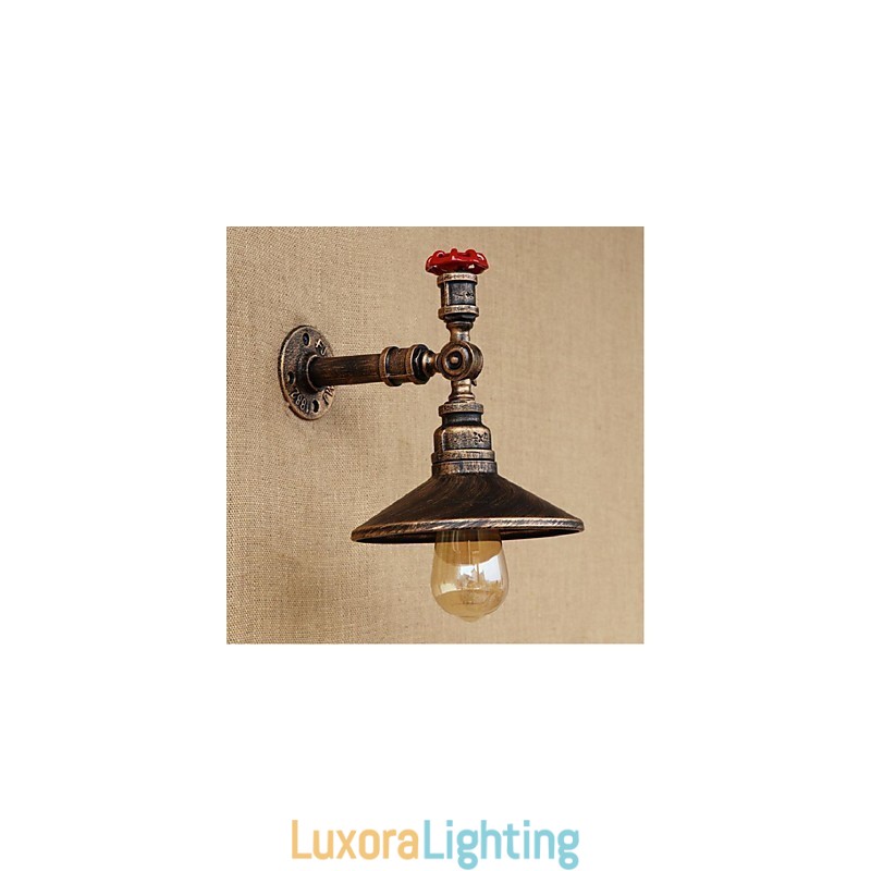 Designer Touch Decorative Rustic Lodge Painting Feature for Ambient Light Wall Sconces Wall Light