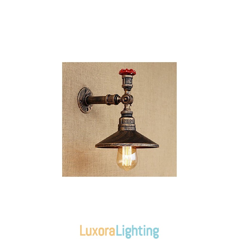 Designer Touch Decorative Rustic Lodge Painting Feature for Ambient Light Wall Sconces Wall Light