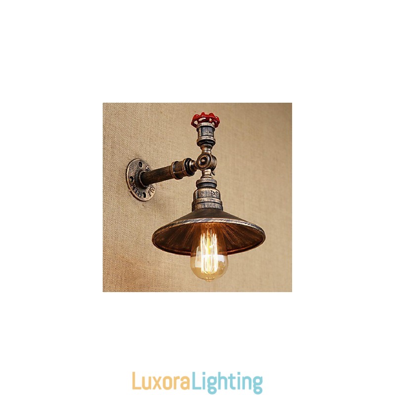 Designer Touch Decorative Rustic Lodge Painting Feature for Ambient Light Wall Sconces Wall Light