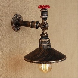 Designer Touch Decorative Rustic Lodge Painting Feature for Ambient Light Wall Sconces Wall Light