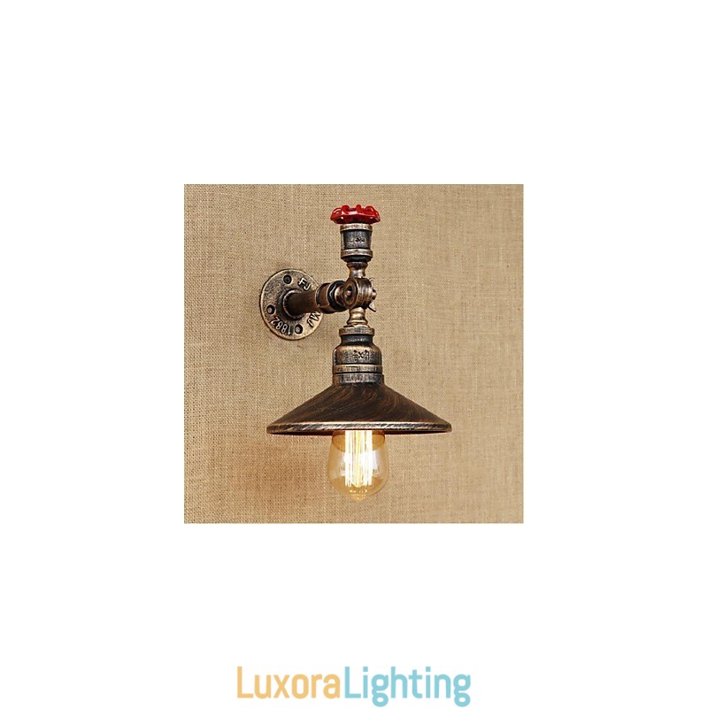 Designer Touch Decorative Rustic Lodge Painting Feature for Ambient Light Wall Sconces Wall Light