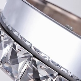 Designer Touch Decorative Crystal Flush Mount Modern Contemporary Living Bed Dining Kids Metal