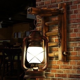Designer Touch Decorative Chinese retro nostalgia creative lighting kerosene lamp lanterns Wall Sconces Wall Light