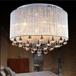 Designer Touch Decorative Romantic K9 crystal Ceiling lamp