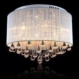 Designer Touch Decorative Romantic K9 crystal Ceiling lamp
