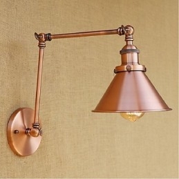 Designer Touch Decorative Long arm Half rust Retro Creative Nostalgic Retractable Folding Wall Sconces Wall Light