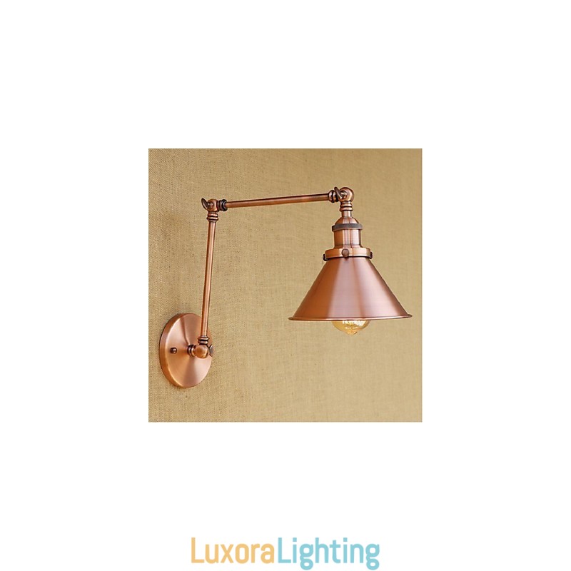 Designer Touch Decorative Long arm Half rust Retro Creative Nostalgic Retractable Folding Wall Sconces Wall Light