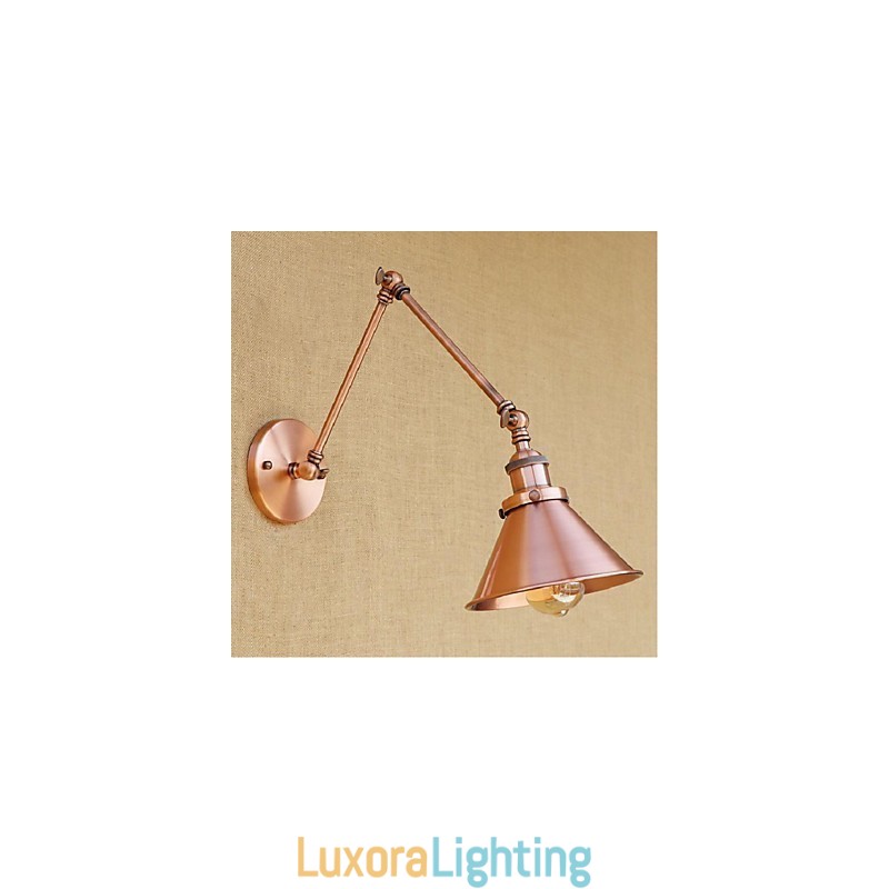 Designer Touch Decorative Long arm Half rust Retro Creative Nostalgic Retractable Folding Wall Sconces Wall Light