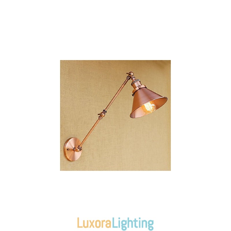 Designer Touch Decorative Long arm Half rust Retro Creative Nostalgic Retractable Folding Wall Sconces Wall Light