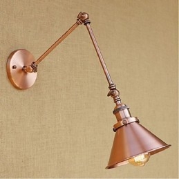 Designer Touch Decorative Long arm Half rust Retro Creative Nostalgic Retractable Folding Wall Sconces Wall Light