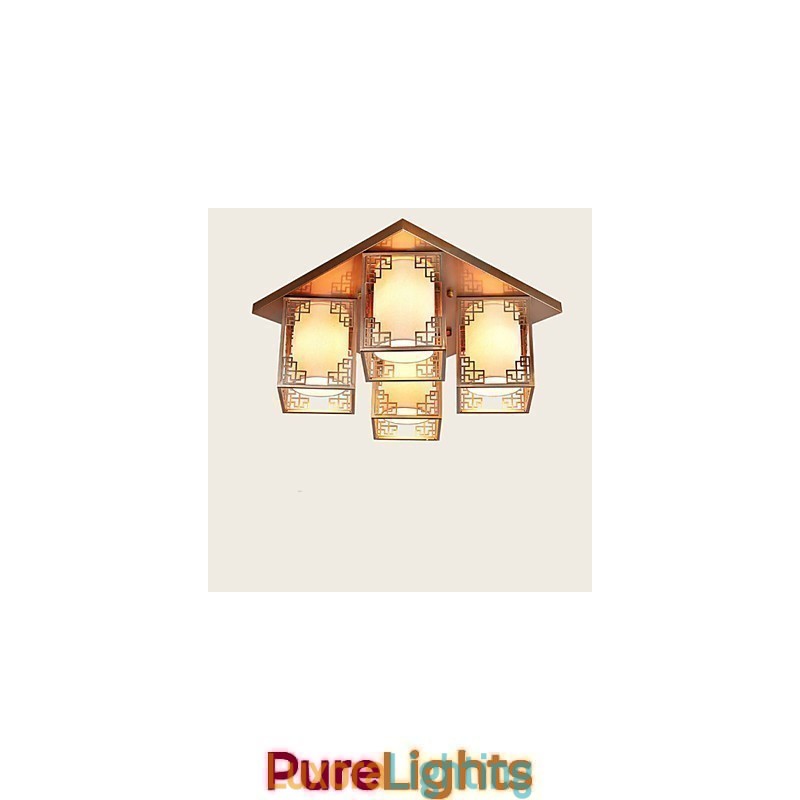 Designer Touch Decorative A Chinese Style Lamps Iron Ceiling Lighting Atmosphere