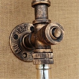 Designer Touch Decorative Retro American Village Creative Industry Wind Water Bottle Wall Lamp Wall Light