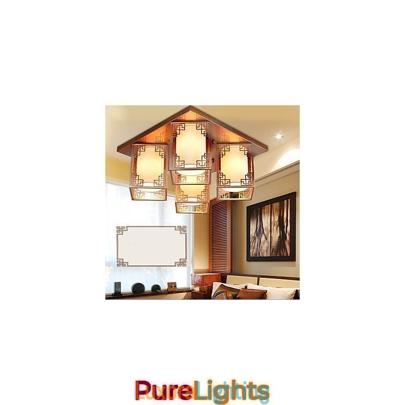 Designer Touch Decorative A Chinese Style Lamps Iron Ceiling Lighting Atmosphere