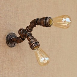 Designer Touch Decorative Rustic Lodge Painting Feature for Ambient Light Wall Sconces Wall Light
