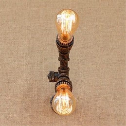 Designer Touch Decorative Rustic Lodge Painting Feature for Ambient Light Wall Sconces Wall Light