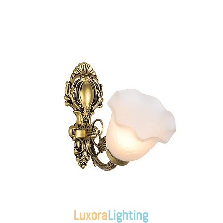 Designer Touch Decorative Country Painting Feature for Mini Style Uplight Wall Sconces Wall Light