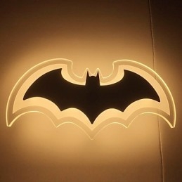 Designer Touch Decorative Modern Acrylic Bat Wall Light Bedside Lamp Wall Sconces Corridor LightsV